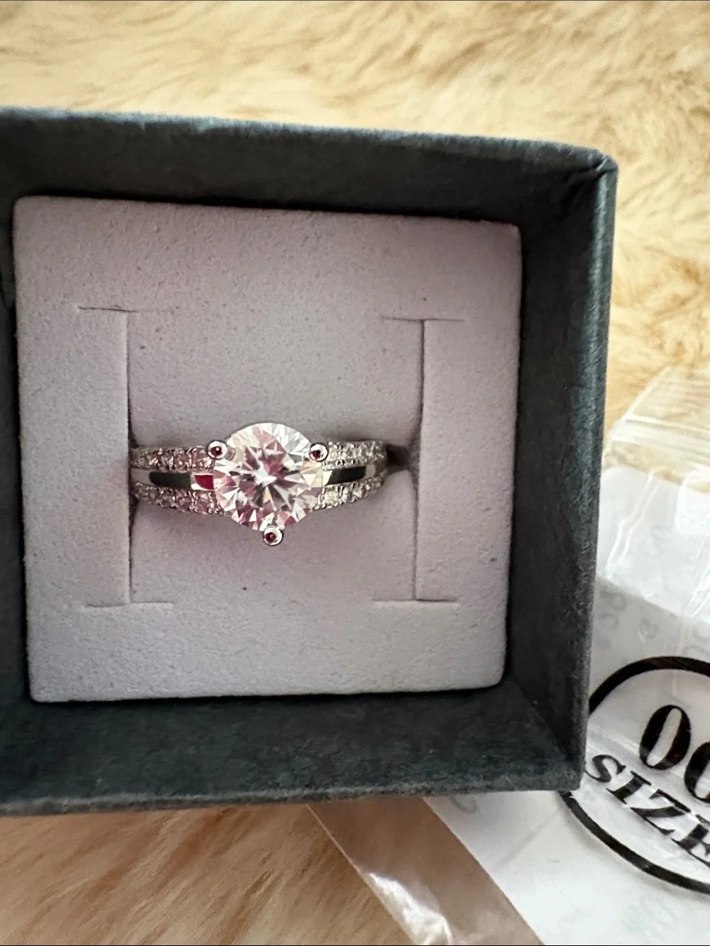 Moissanite Ring